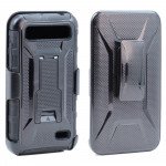 Wholesale ZTE Overture 2 Fanfare Z792 Speed Holster Combo Belt Clip Case (Black)